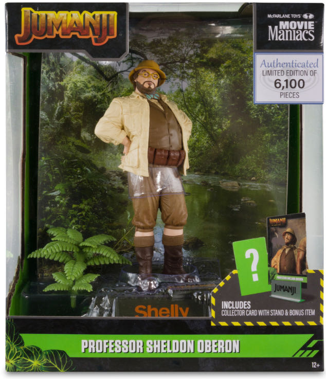 McFarlane Toys Movie Maniacs Jumanji Professor Sheldon Oberon - Jumanji vinyl figure collectible [Barcode 787926140231] - Main Image 3