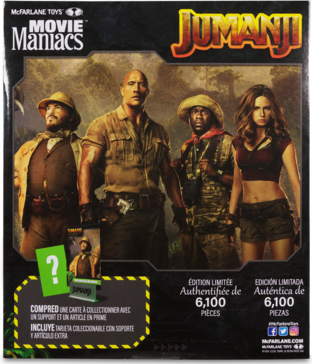 McFarlane Toys Movie Maniacs Jumanji Professor Sheldon Oberon - Jumanji vinyl figure collectible [Barcode 787926140231] - Main Image 4