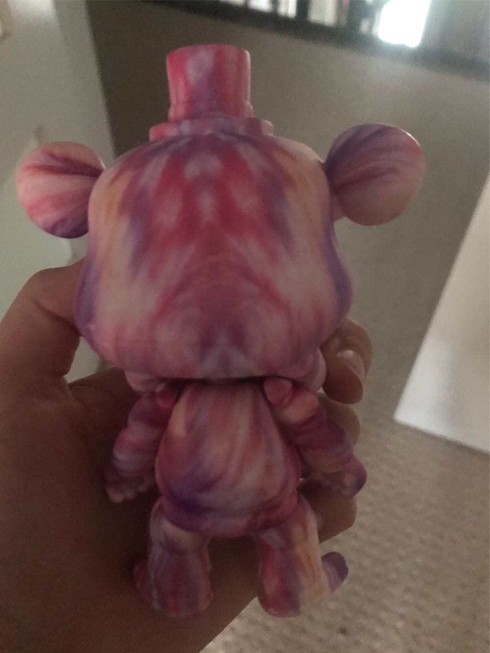 Tie-die Fraddy Fazbear  vinyl figure collectible - Main Image 3