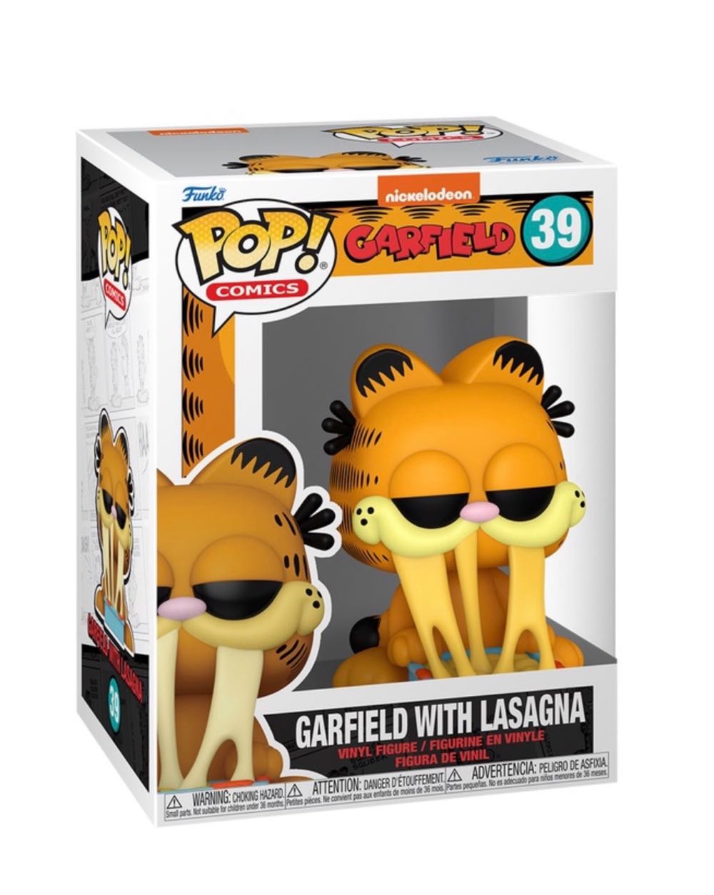 Garfield with Lasagna - Garfield vinyl figure collectible [Barcode 889698801614] - Main Image 2