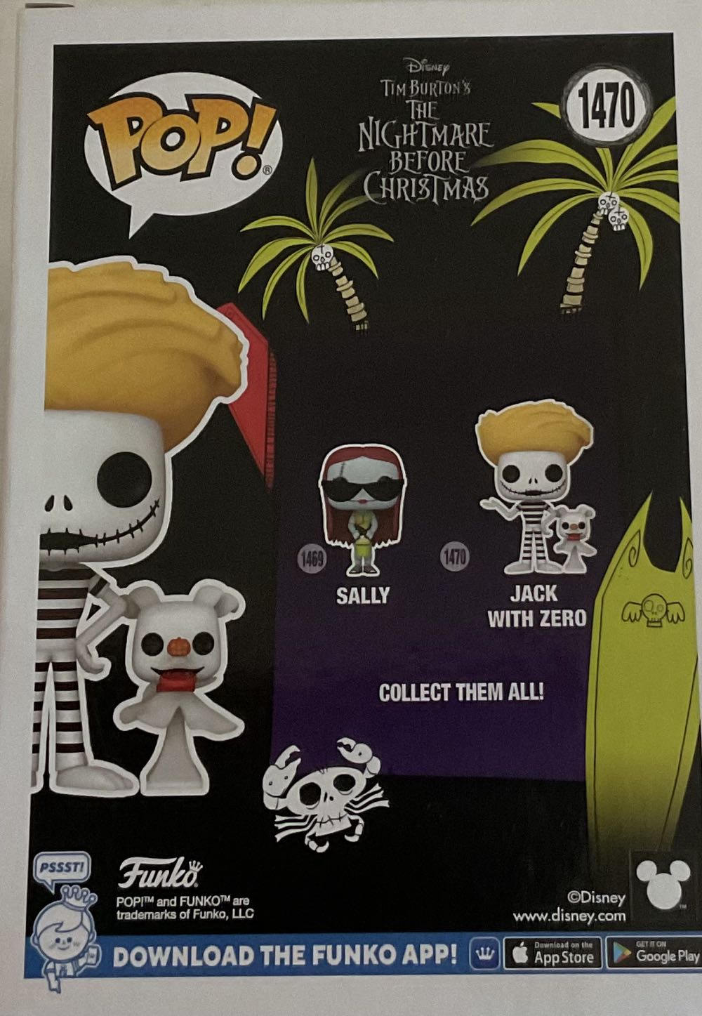 The Nightmare Before Christmas - Jack With Zero - The Nightmare Before Christmas vinyl figure collectible [Barcode 889698805988] - Main Image 3
