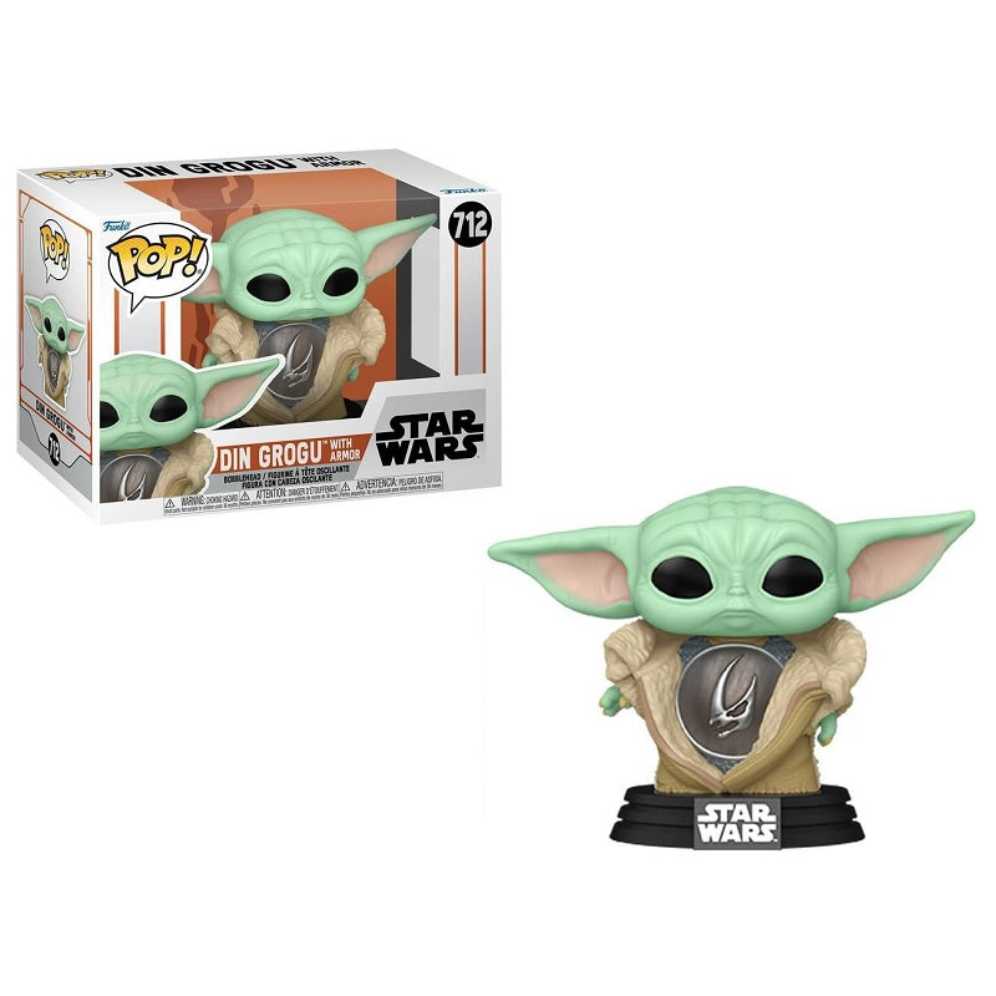 Grogu With Armor - Star Wars: The Mandalorian vinyl figure collectible [Barcode 889698800044] - Main Image 2