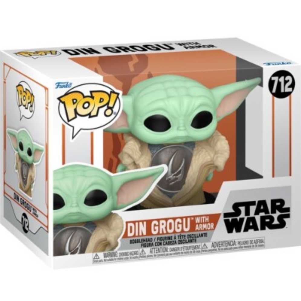 Grogu With Armor - Star Wars: The Mandalorian vinyl figure collectible [Barcode 889698800044] - Main Image 3
