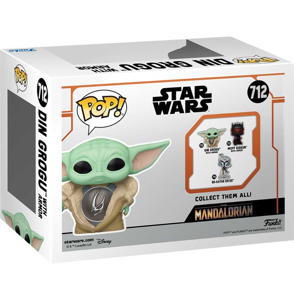Grogu With Armor - Star Wars: The Mandalorian vinyl figure collectible [Barcode 889698800044] - Main Image 4