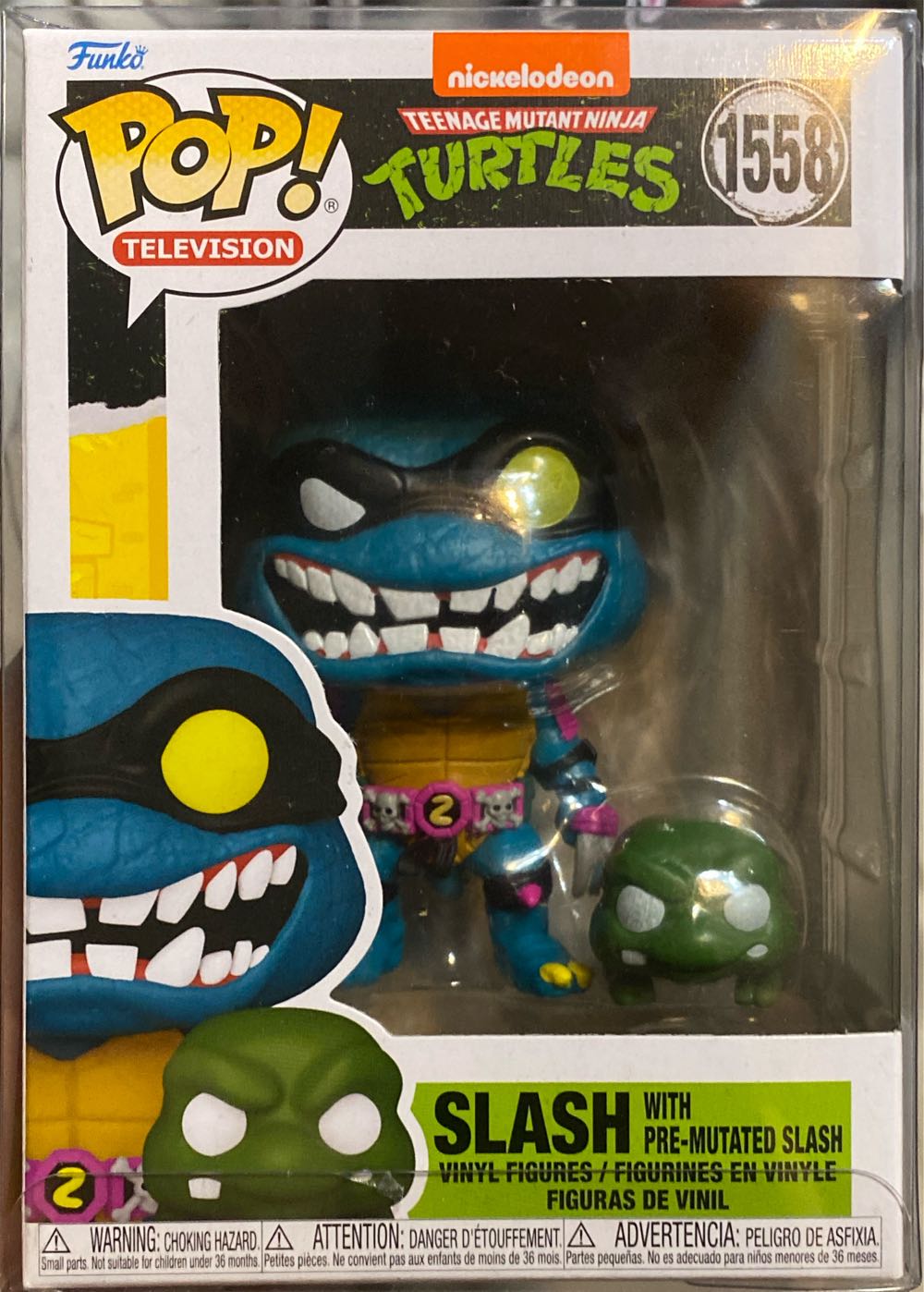 Slash Ninja Turtles - 1558 Funko Pop Television - Teenage Mutant Ninja Turtles vinyl figure collectible [Barcode 889698780483] - Main Image 2