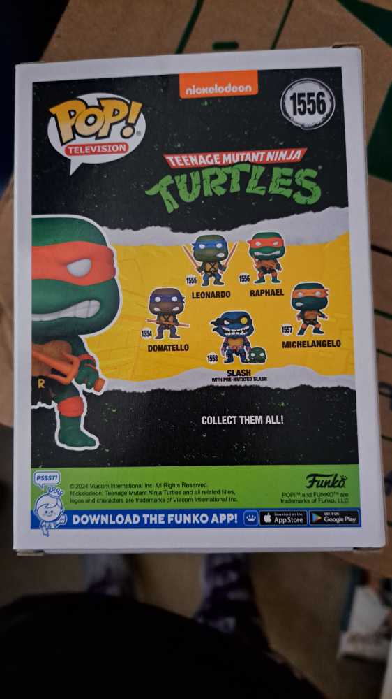 TMNT: Raphael Raffaello 1556 Ninja Turtles Funko Pop Television - Teenage Mutant Ninja Turtles vinyl figure collectible [Barcode 889698780513] - Main Image 2