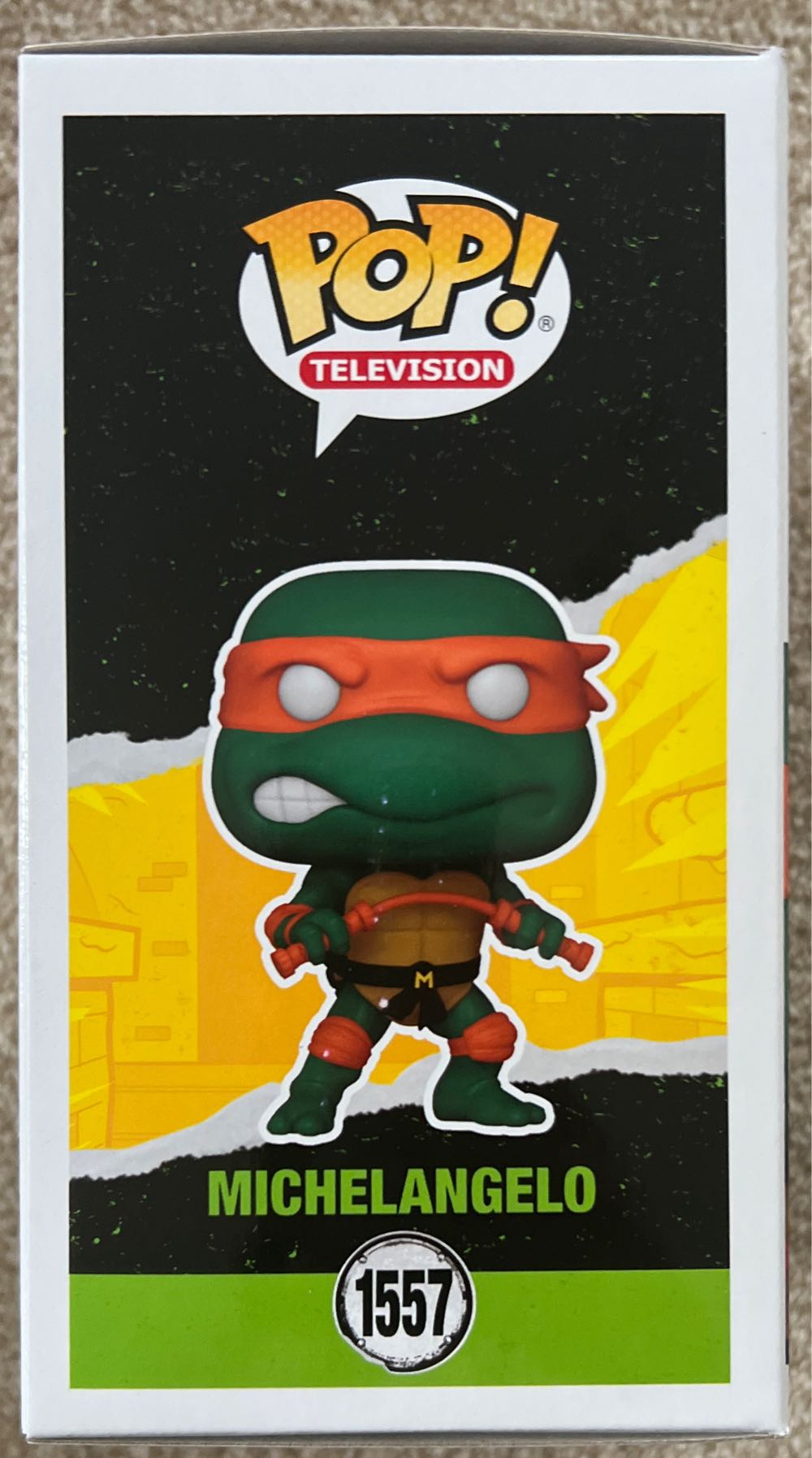 Michelangelo (ninja Turtles) 1557 Funko Pop Television - Teenage Mutant Ninja Turtles vinyl figure collectible [Barcode 889698780506] - Main Image 2