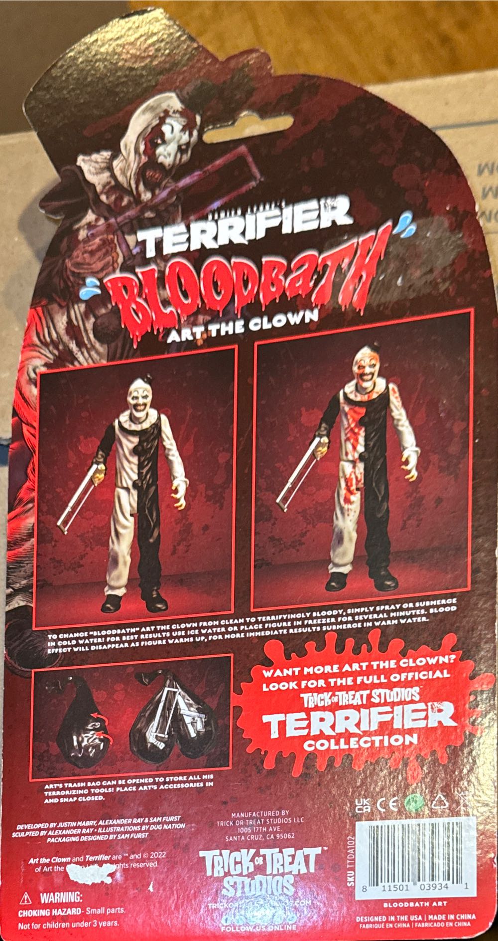 Art the Clown  vinyl figure collectible [Barcode 811501039341] - Main Image 2