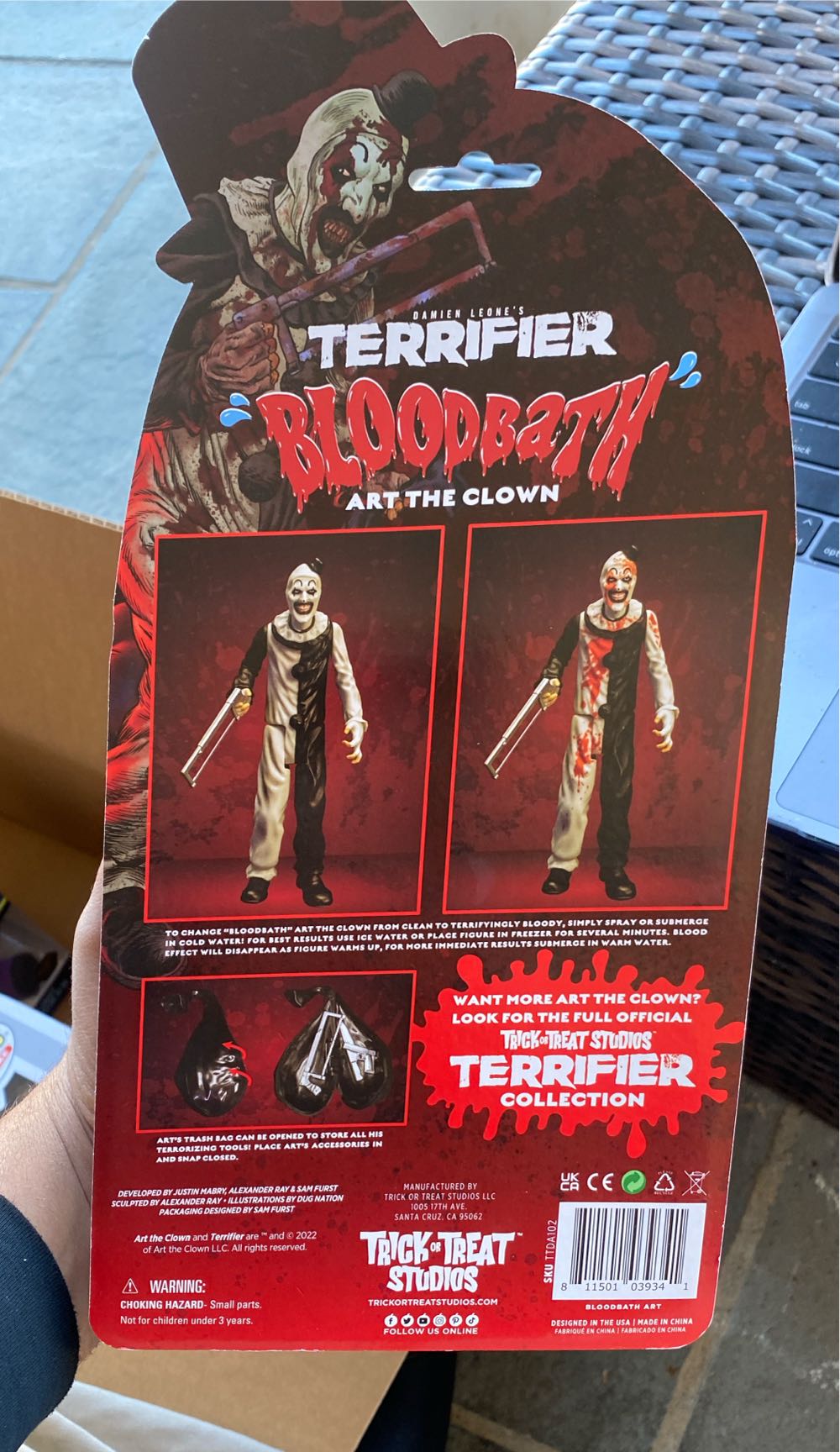 Art the Clown  vinyl figure collectible [Barcode 811501039341] - Main Image 3