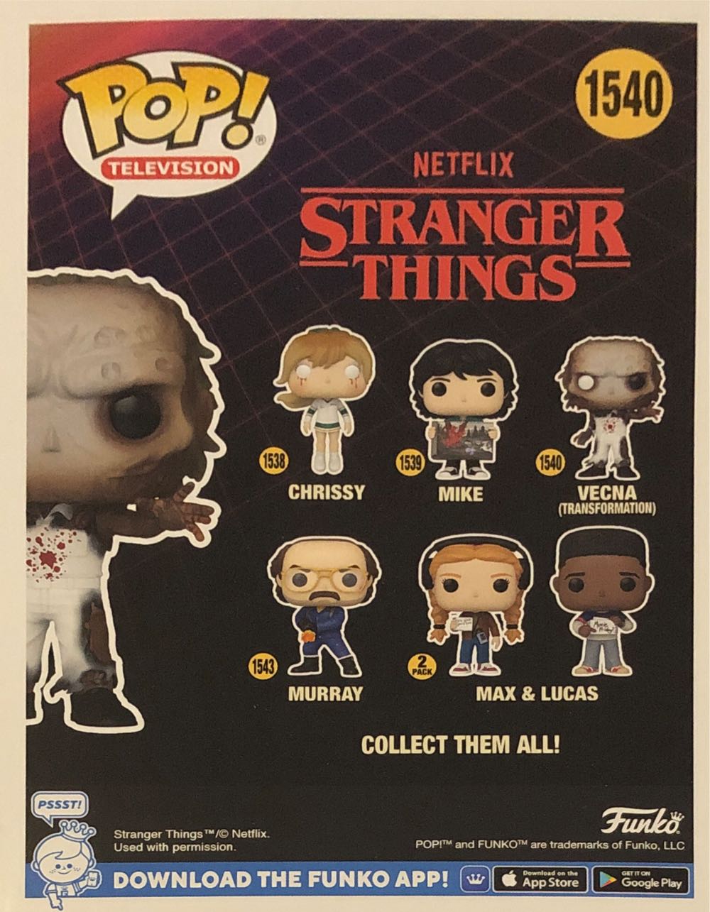 Vecna - Stranger Things vinyl figure collectible [Barcode 889698801386] - Main Image 4