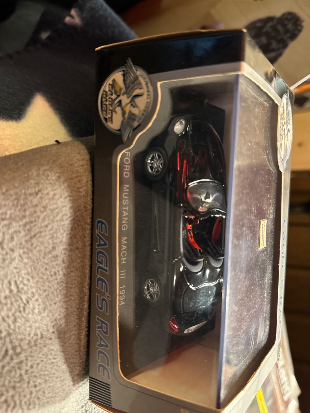 1 43 Uh 049005 Ford Mustang Mach Iii Convertible Black  vinyl figure collectible [Barcode 3539181049005] - Main Image 2