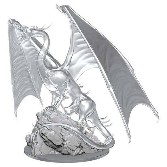 Nolzur’s Marvelous Miniatures: Young Emerald Dragon - Dungeons & Dragons vinyl figure collectible [Barcode 634482904916] - Main Image 2