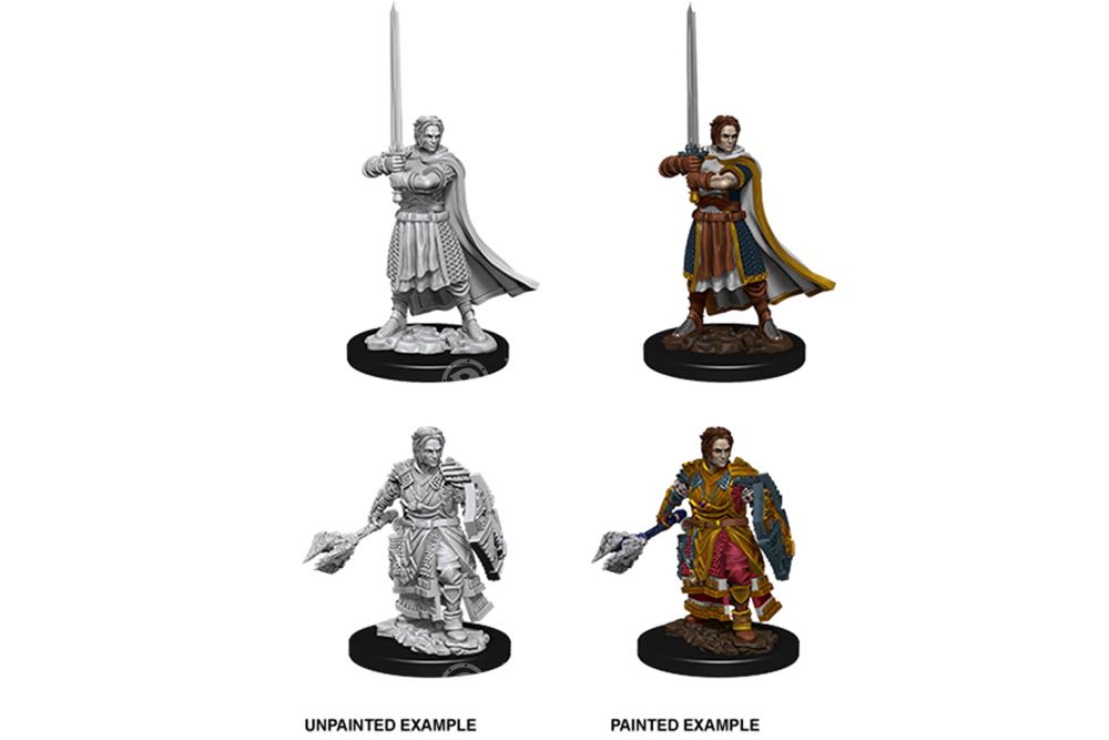 Nolzur’s Marvelous Miniatures Human Male Cleric - Dungeons & Dragons vinyl figure collectible [Barcode 634482736722] - Main Image 3