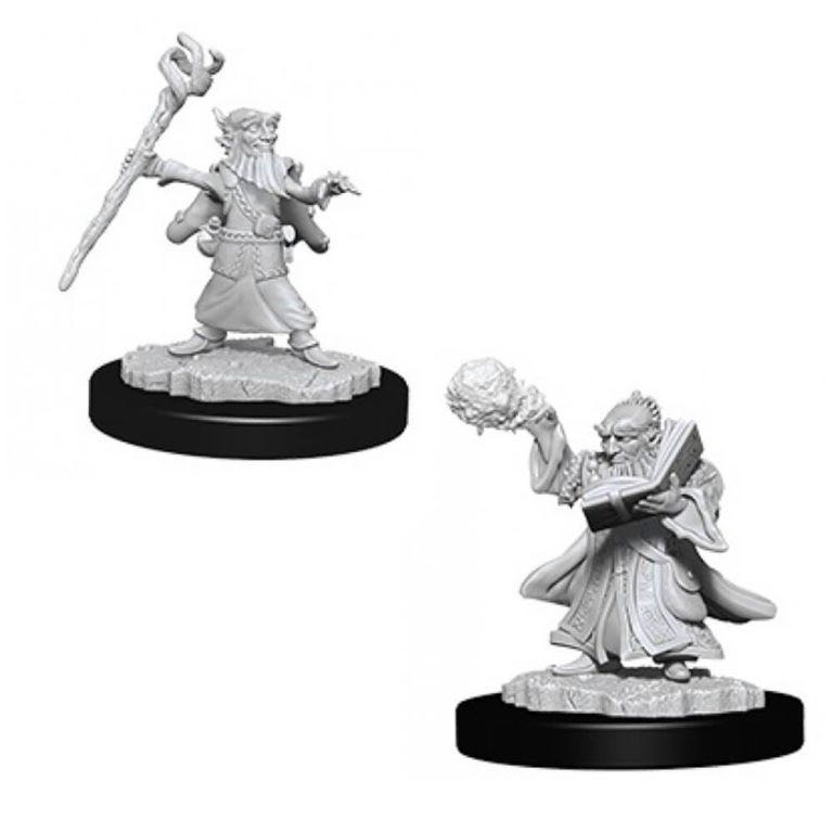 Nolzur’s Marvelous Miniatures: Male Gnome Wizard - Dungeons & Dragons vinyl figure collectible [Barcode 634482733820] - Main Image 2