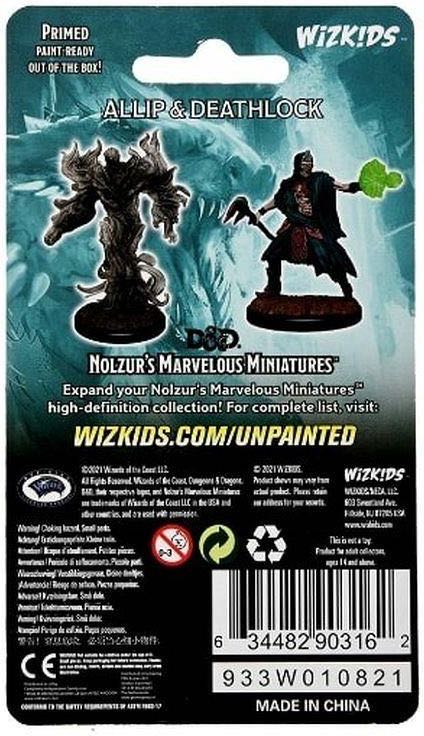Nolzur’s Marvelous Miniatures: Allip & Deathlock - Dungeons & Dragons vinyl figure collectible [Barcode 634482903162] - Main Image 2