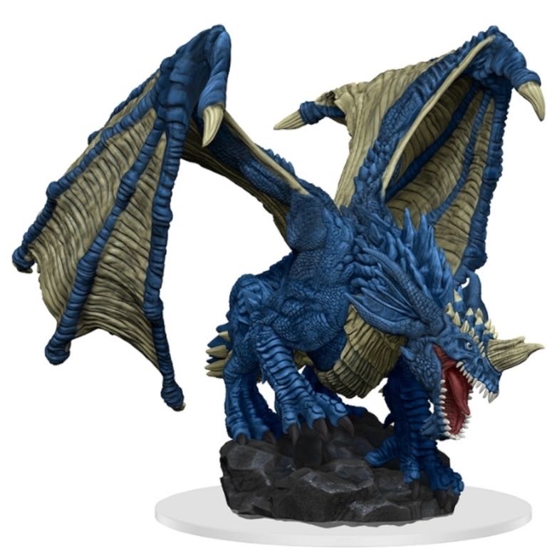 Nolzur’s Marvelous Miniatures: Young Blue Dragon - Dungeons & Dragons vinyl figure collectible [Barcode 634482903223] - Main Image 4