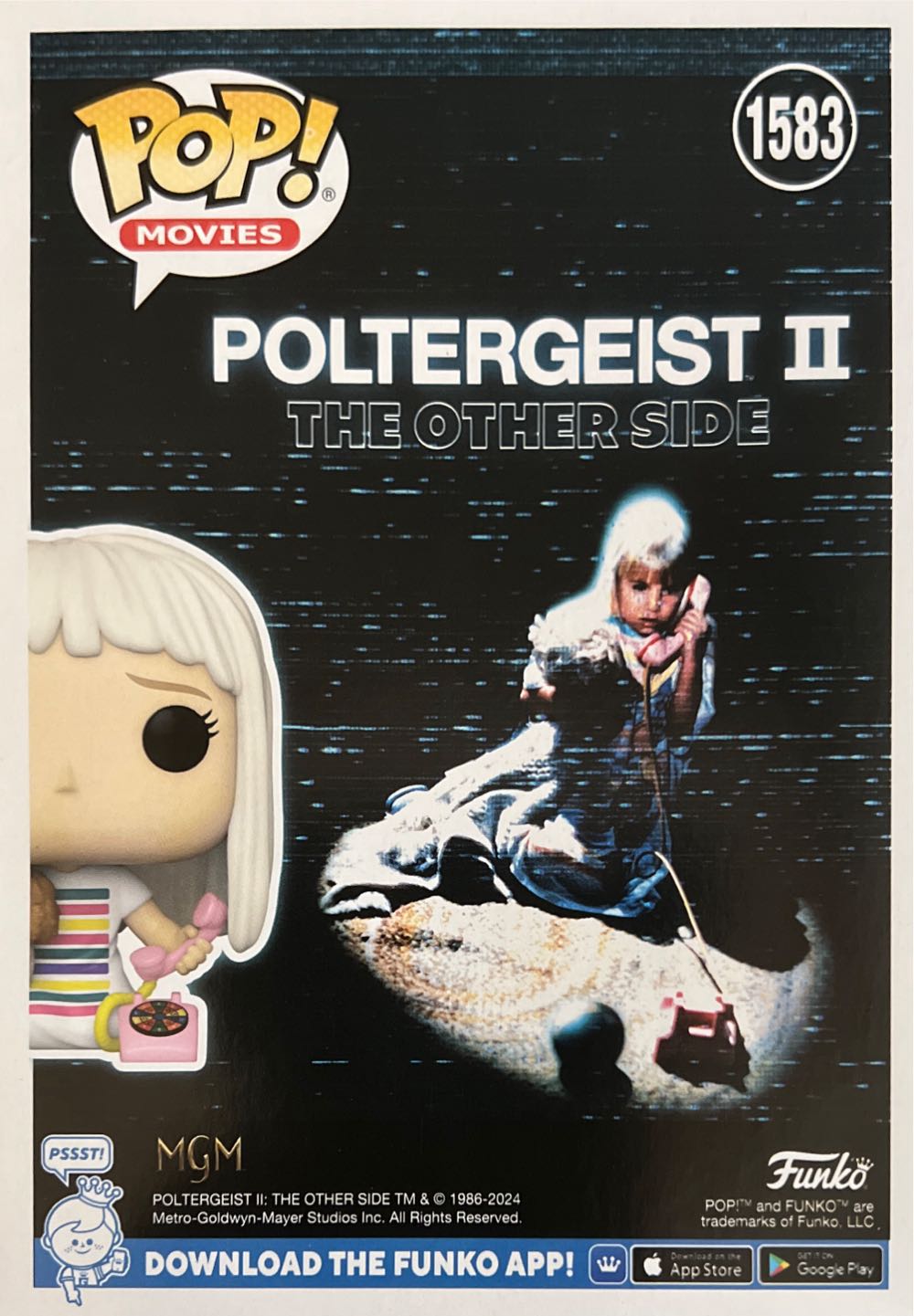 Poltergeist II: Carol Anne Freeling  vinyl figure collectible [Barcode 889698808552] - Main Image 2