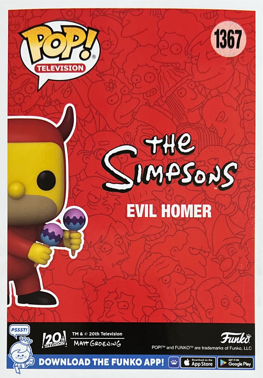 Evil Homer  - The Simpsons vinyl figure collectible [Barcode 889698737845] - Main Image 3