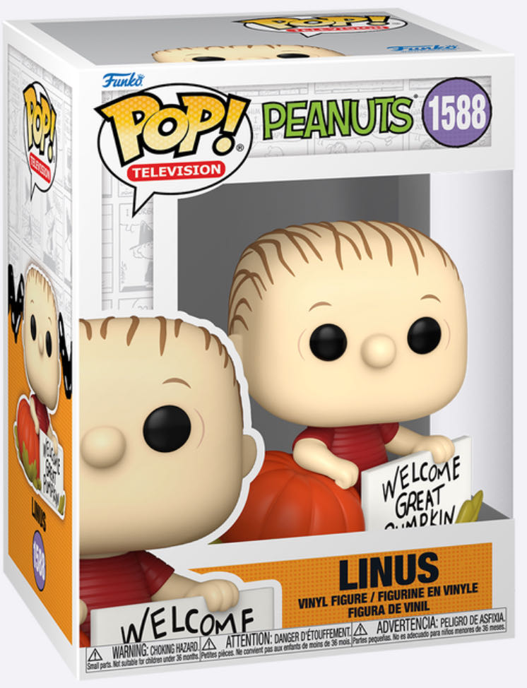 Linus - Peanuts vinyl figure collectible [Barcode 889698813686] - Main Image 2