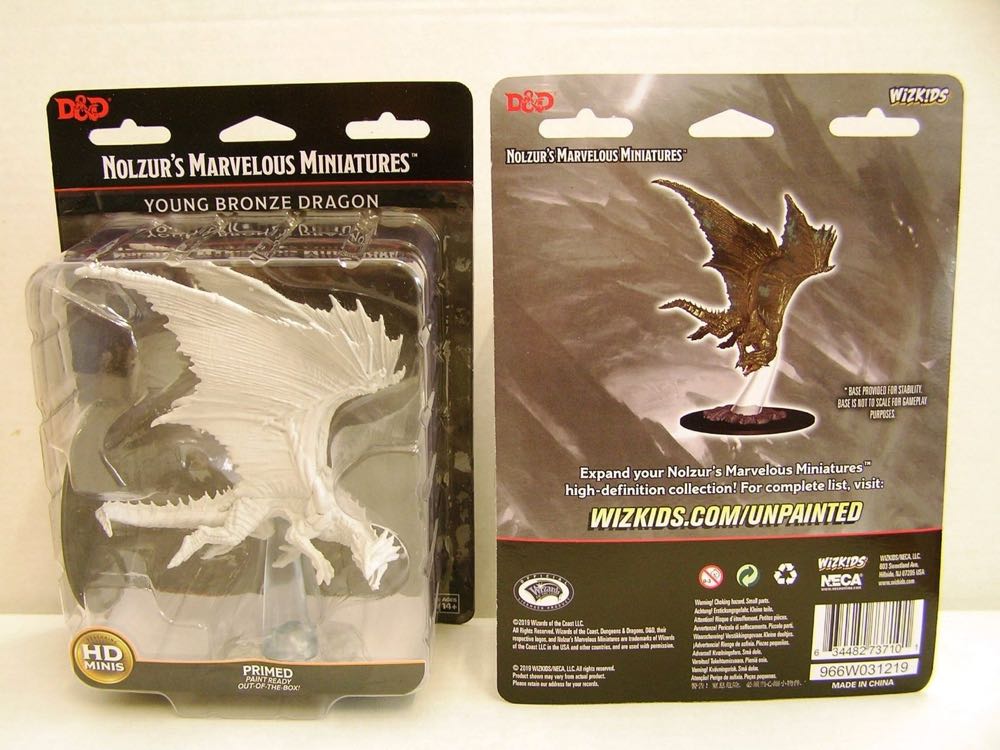 Nolzur’s Marvelous Miniatures: Young Bronze Dragon - Dungeons & Dragons vinyl figure collectible [Barcode 634482737101] - Main Image 3