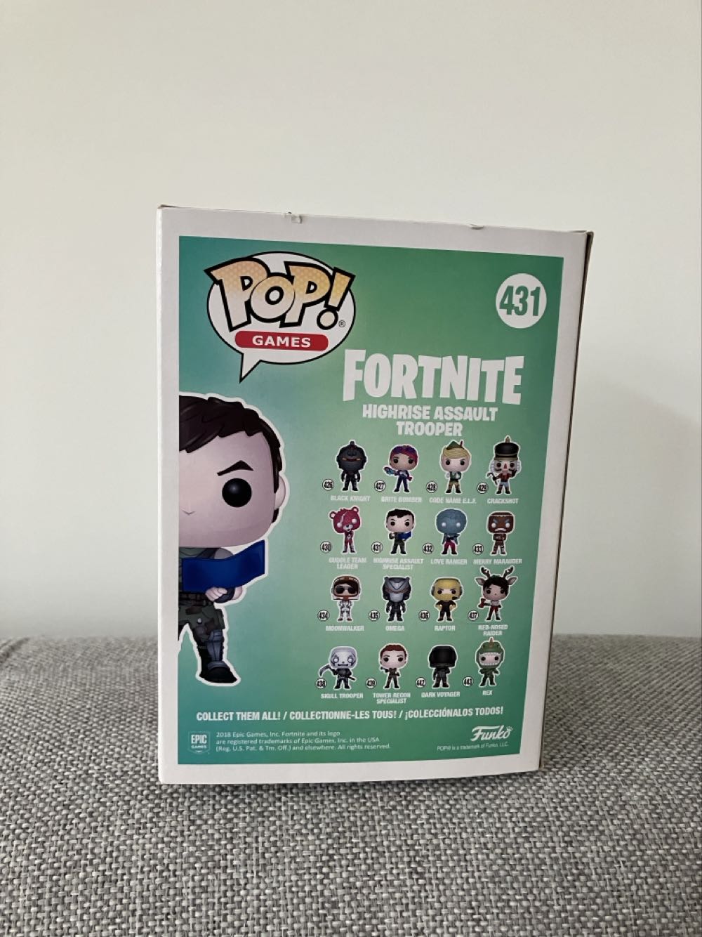 Highrise. Assault Trooper - Fortnite vinyl figure collectible [Barcode 889698344654] - Main Image 2