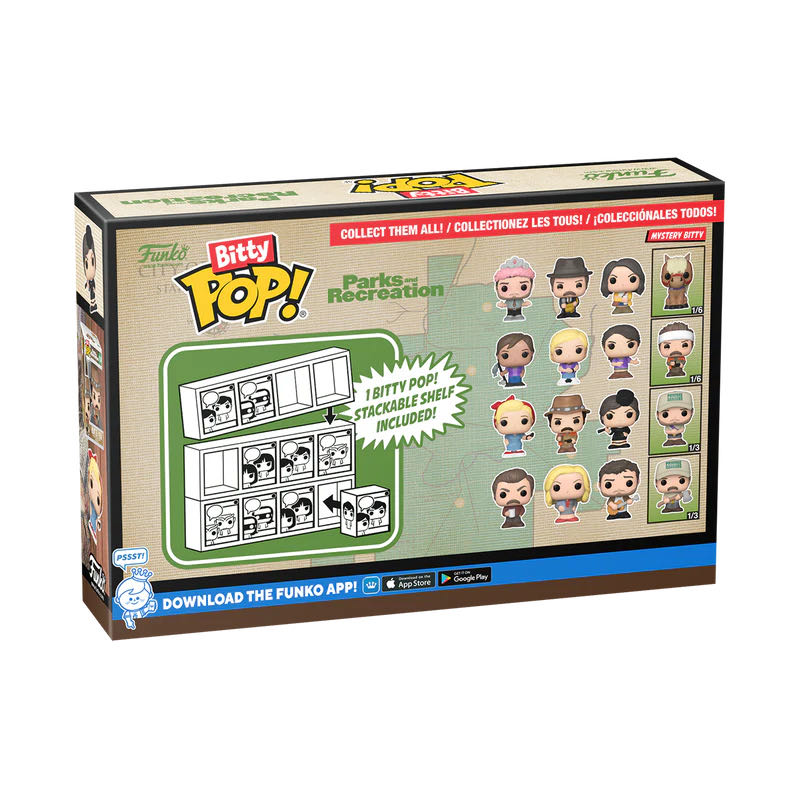 Bitty Pop! Parks And Recreation (Andy April Duke Silver) - Parks and Recreation vinyl figure collectible [Barcode 889698754408] - Main Image 2