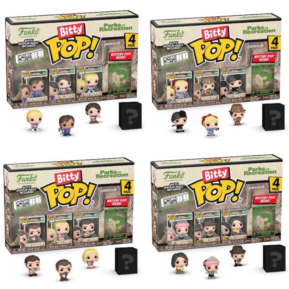 Bitty Pop! Parks And Recreation (Andy April Duke Silver) - Parks and Recreation vinyl figure collectible [Barcode 889698754408] - Main Image 3