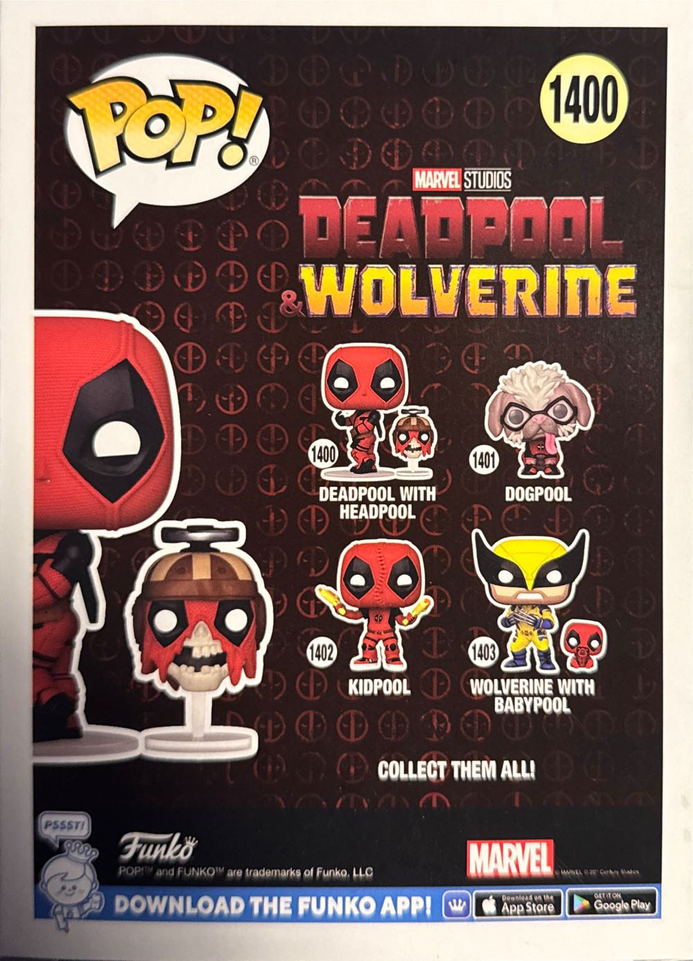 Deadpool With Headpool - Deadpool vinyl figure collectible [Barcode 889698797689] - Main Image 4