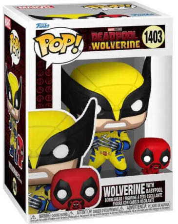 Wolverine (With Babypool) #1403 - Deadpool vinyl figure collectible [Barcode 889698823821] - Main Image 2