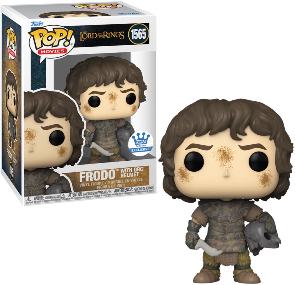 Frodo With Orc Helmet - The Lord of the Rings vinyl figure collectible [Barcode 889698523431] - Main Image 2