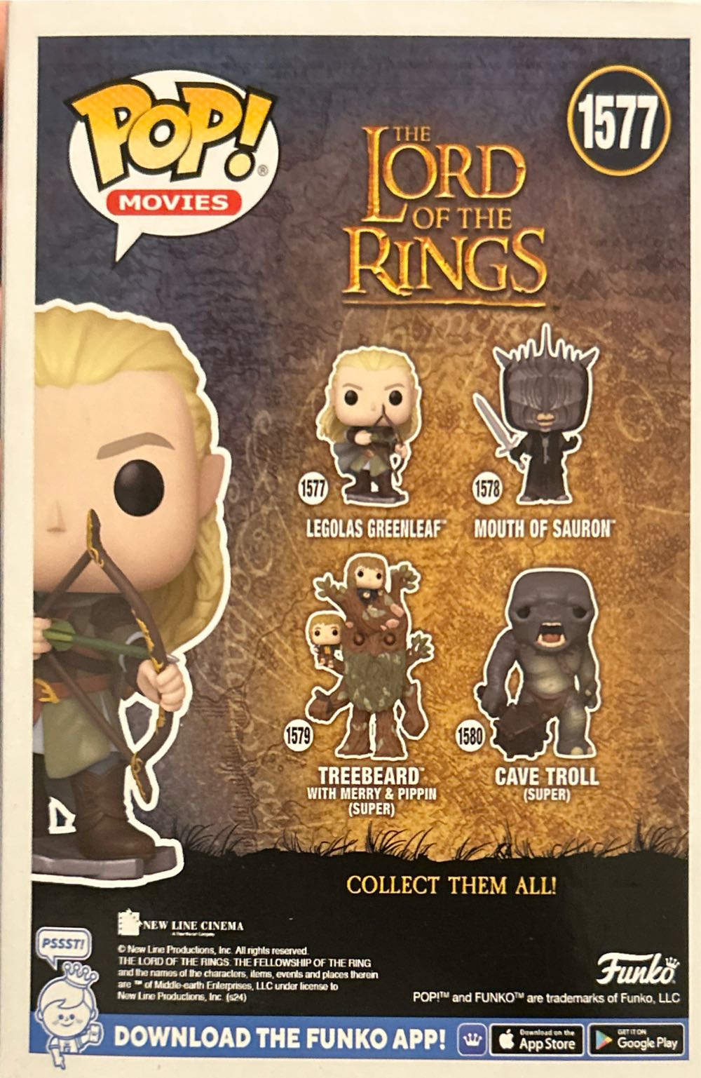 Legolas Greenleaf - The Lord of the Rings vinyl figure collectible [Barcode 889698808316] - Main Image 4