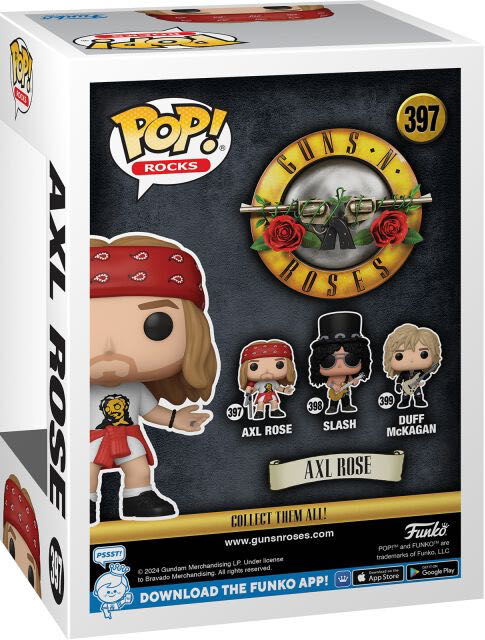 Guns N Roses -397- Axl Rose (chase) - Guns N Roses vinyl figure collectible [Barcode 889698804820] - Main Image 2