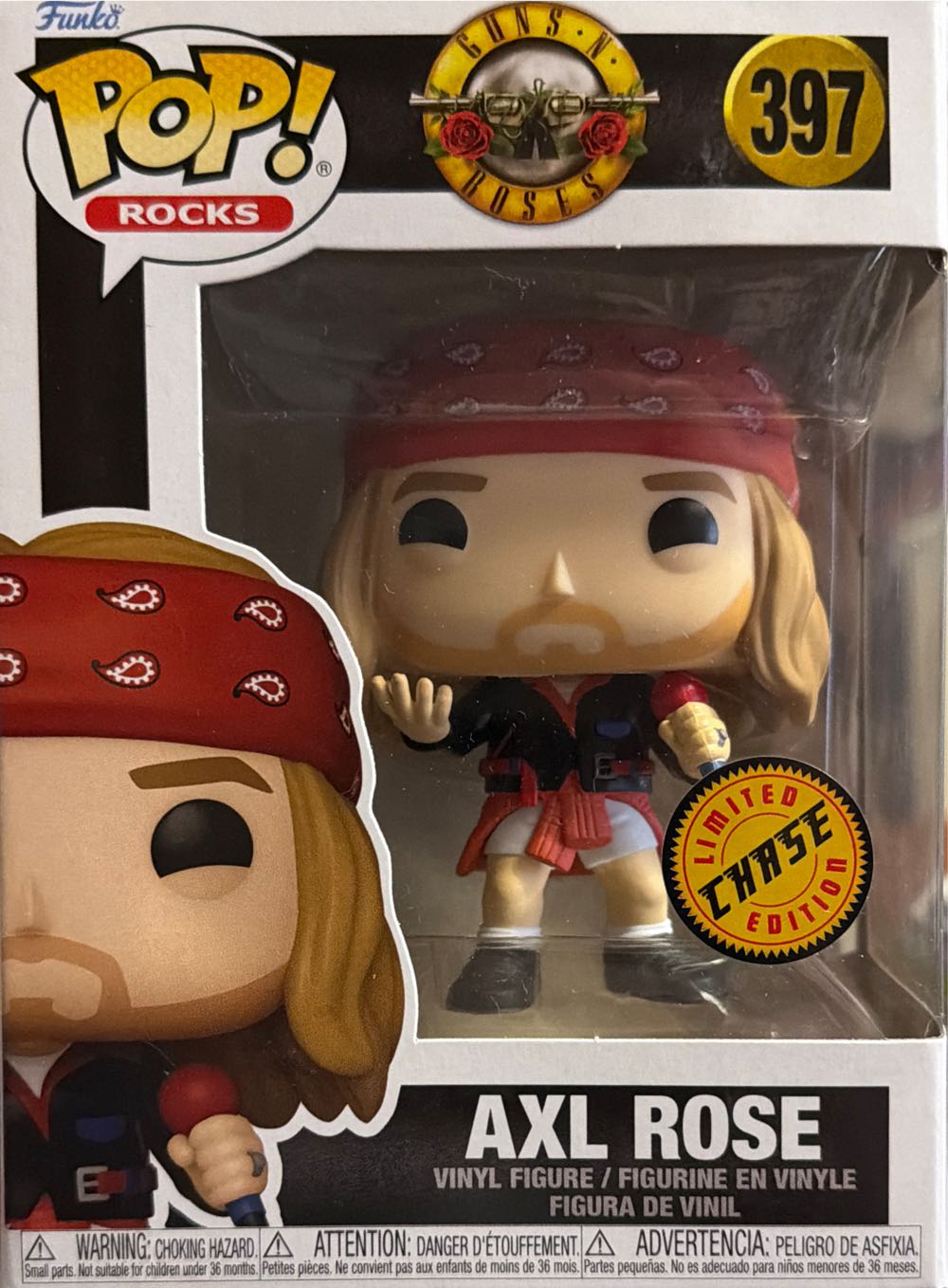 Guns N Roses -397- Axl Rose (chase) - Guns N Roses vinyl figure collectible [Barcode 889698804820] - Main Image 4