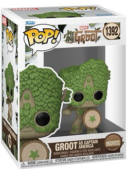 Groot (as Captain America) - Marvel Universe vinyl figure collectible [Barcode 889698795159] - Main Image 2