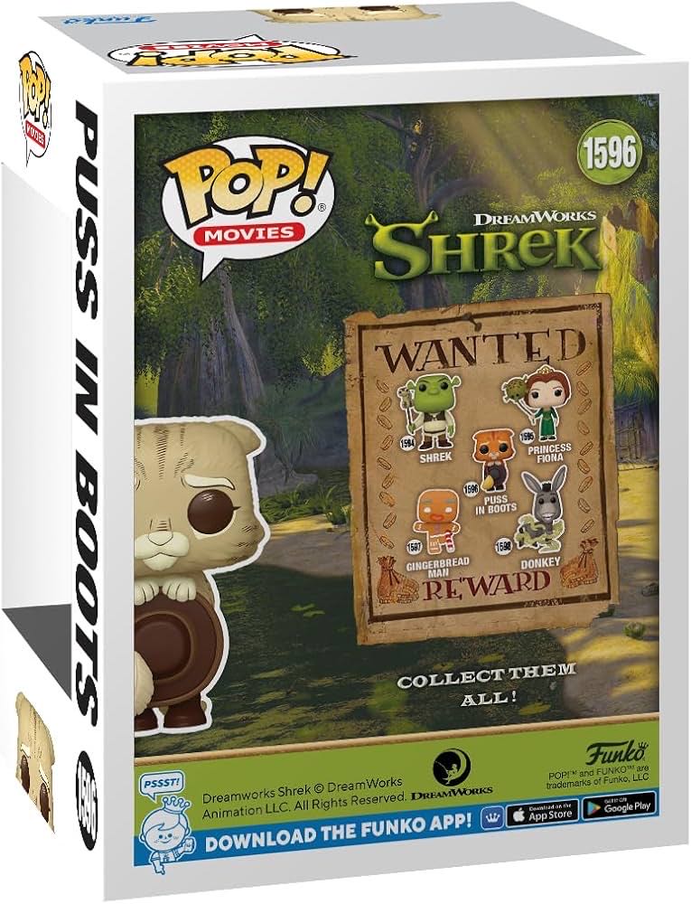 Puss In Boots - Shrek vinyl figure collectible [Barcode 889698816823] - Main Image 2