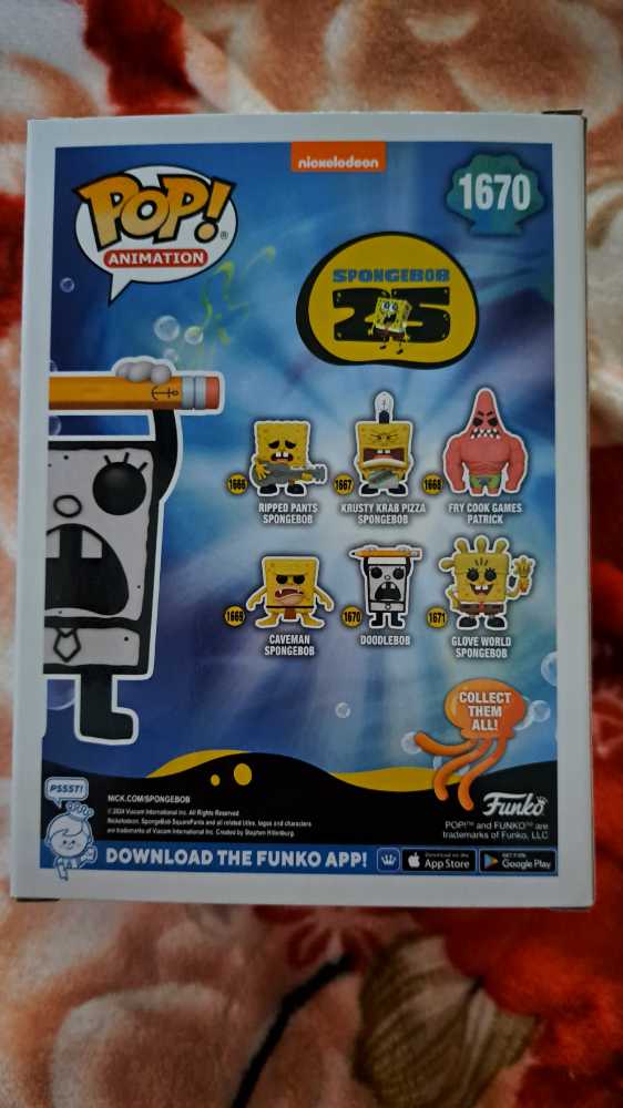 Doodlebob - SpongeBob SquarePants vinyl figure collectible [Barcode 889698757331] - Main Image 2