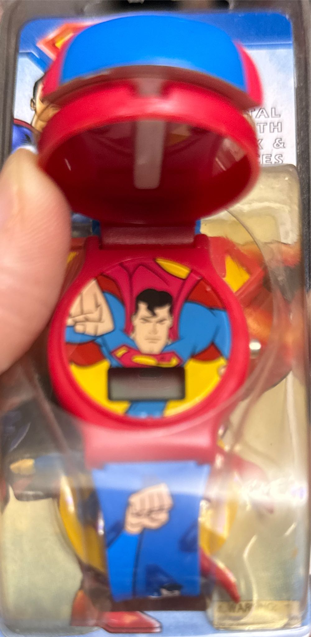 Superman digital watch for kids  vinyl figure collectible - Main Image 3
