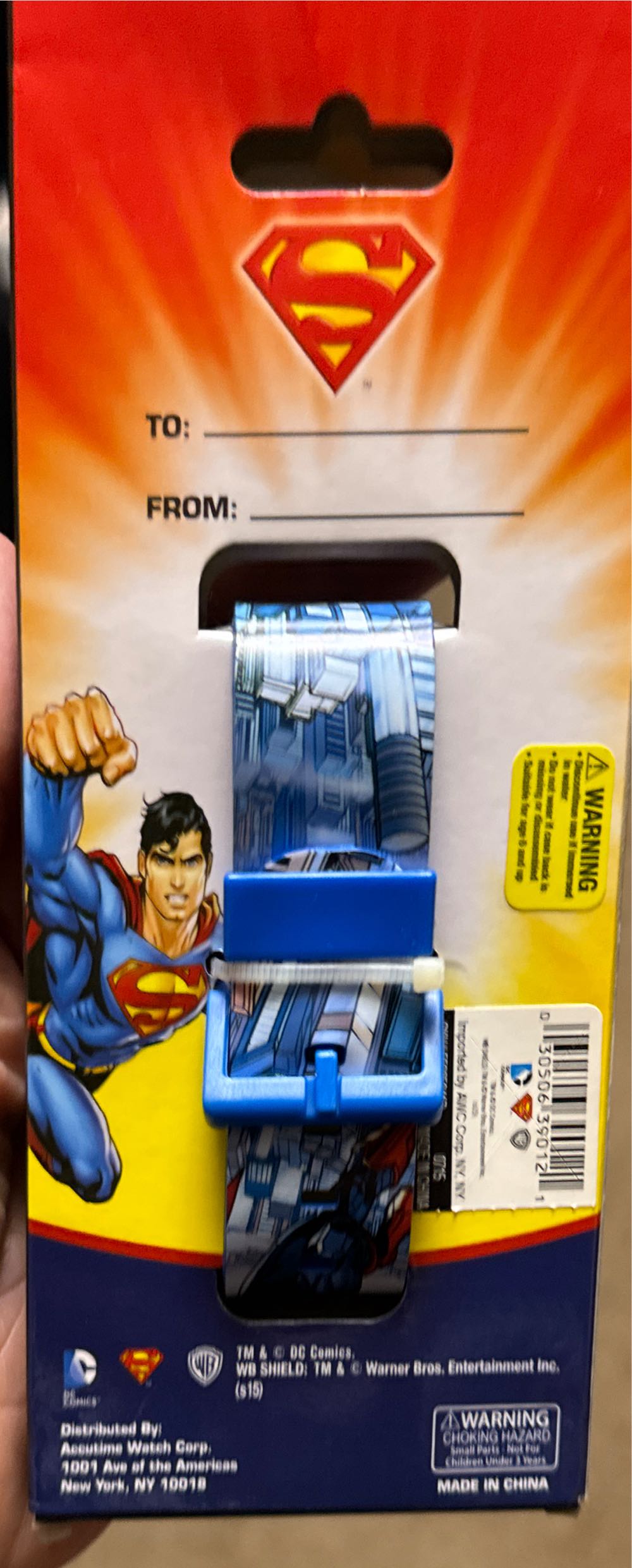 Superman Projection Watch  vinyl figure collectible [Barcode 030506390121] - Main Image 2