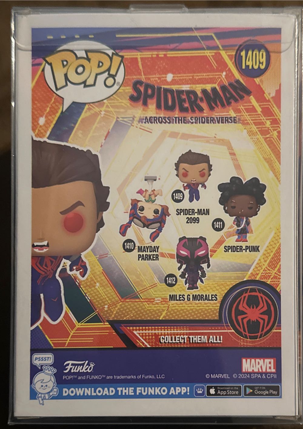 Spider-Man Across The Spider verse $12 (Spider-man 2099 Unmasked) - Spider-Man vinyl figure collectible - Main Image 2