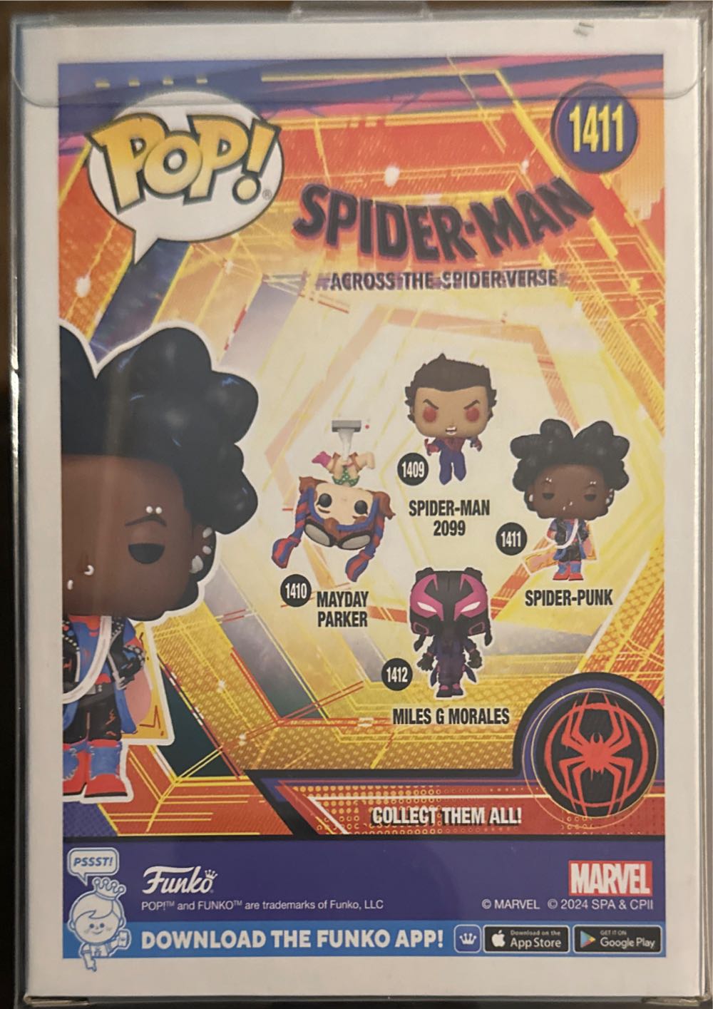 Spider-Man Across The Spider Verse $12 (Spider-Punk Unmasked) - Spider-Man vinyl figure collectible - Main Image 2