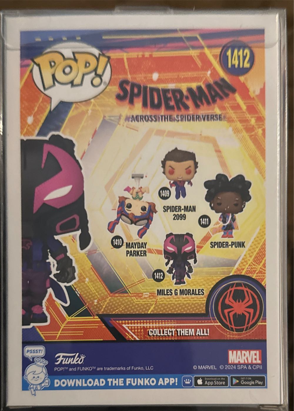 Spider-Man Across The Spider Verse $12 (Miles G Morales) - Spider-Man vinyl figure collectible - Main Image 2