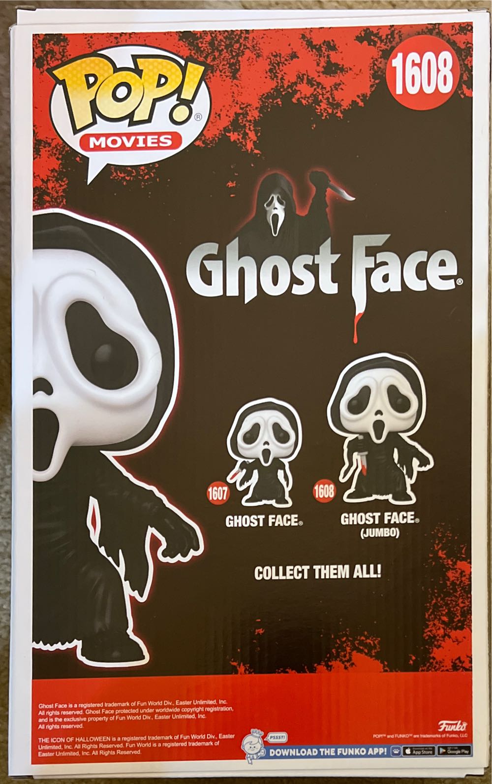 Ghost Face <Jumbo> - Scream vinyl figure collectible [Barcode 889698806954] - Main Image 2