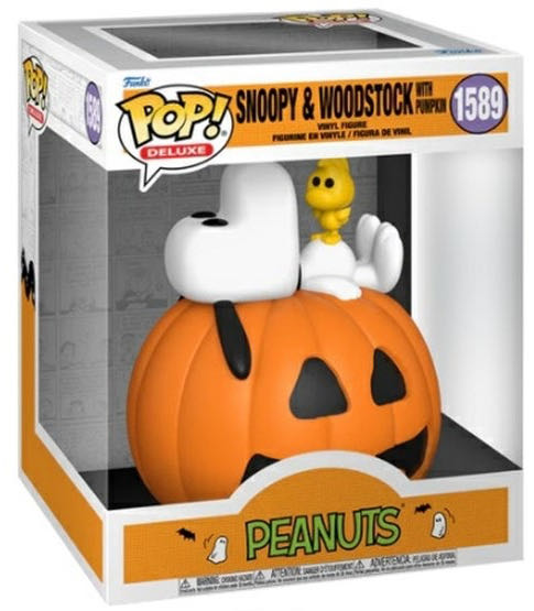Peanuts: Snoopy & Woodstock w/ Pumpkin (Holiday), #1589 - Peanuts vinyl figure collectible [Barcode 889698813679] - Main Image 2