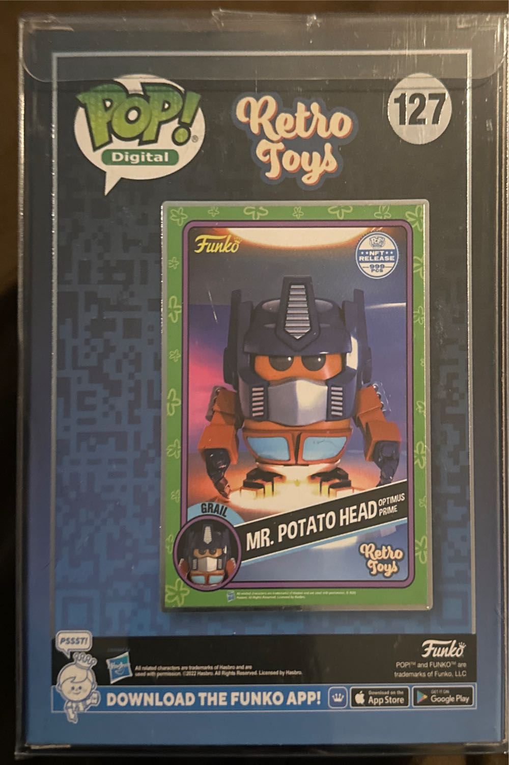 NFT $95 Mr. Potatoe Head As Optimas Prime  vinyl figure collectible - Main Image 2
