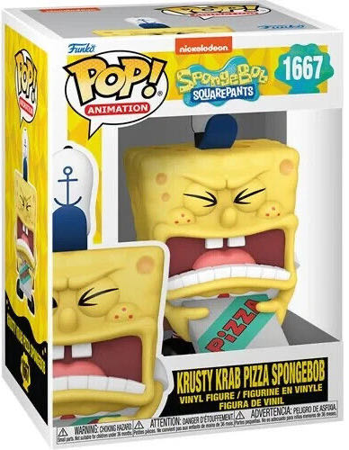 Krusty Krab Pizza Spongebob 25th Anniversary (signed) - SpongeBob SquarePants vinyl figure collectible [Barcode 889698757386] - Main Image 2