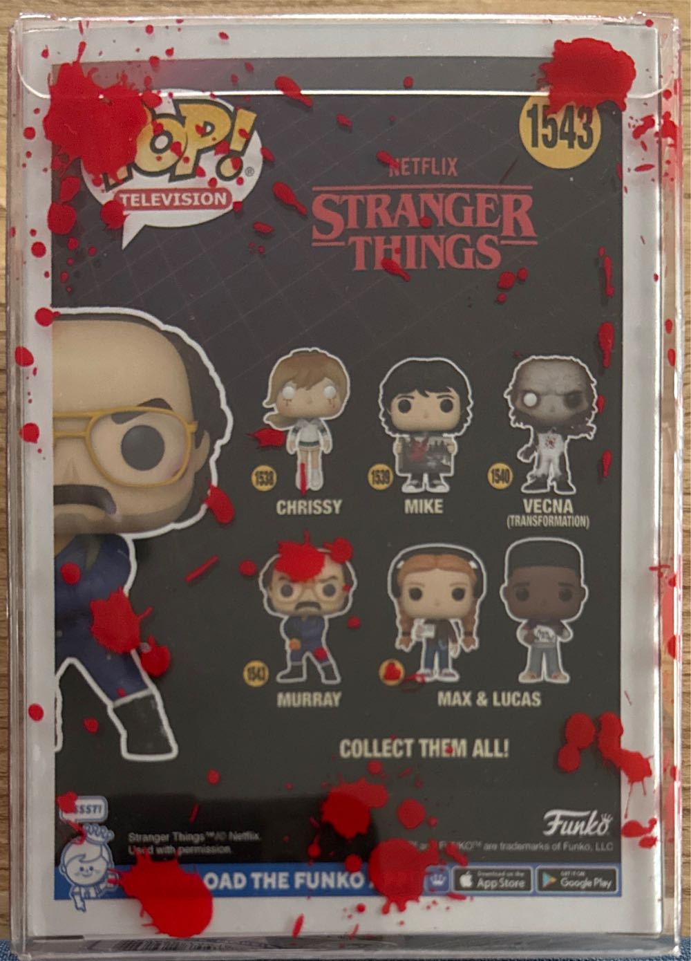 Murray With Flamethrower - Stranger Things vinyl figure collectible [Barcode 889698744188] - Main Image 4