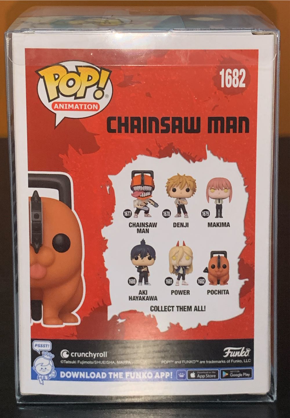 Pochita Pop! 1682  vinyl figure collectible [Barcode 889698803229] - Main Image 3