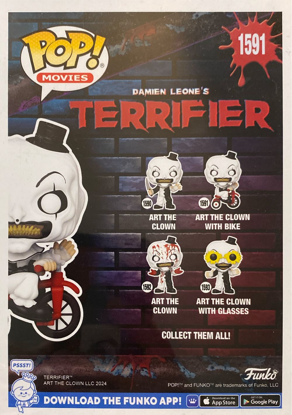 Art The Clown <Bike>  vinyl figure collectible [Barcode 889698807067] - Main Image 3