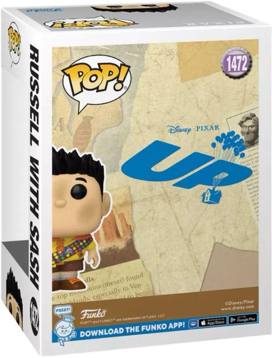 Russell with Sash - Up vinyl figure collectible [Barcode 889698791588] - Main Image 2