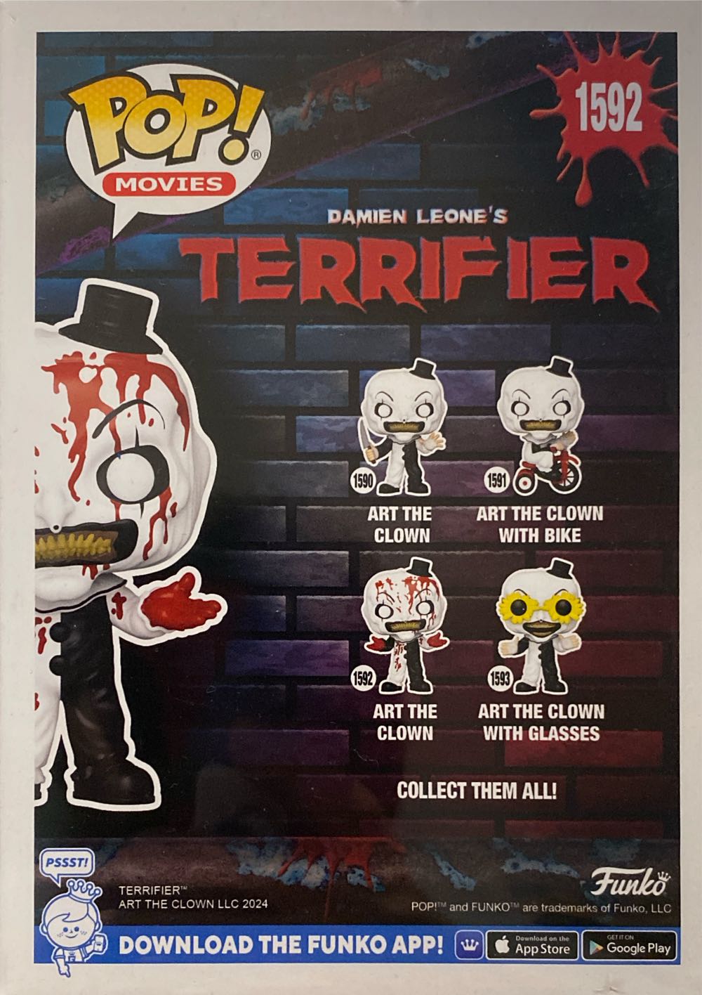 #2 Art The Clown [CUSTOM]  vinyl figure collectible [Barcode 889698807074] - Main Image 3